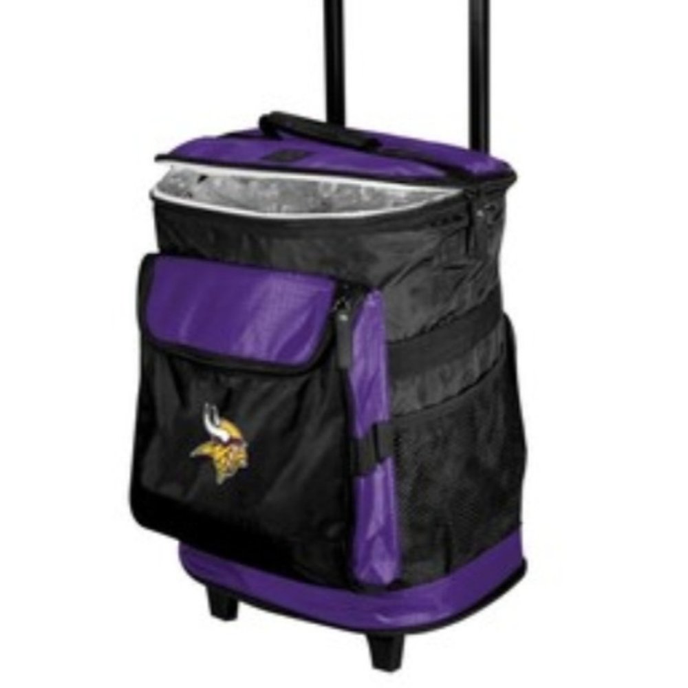 NFL MN Vikings 5-Gallon (s) Wheeled Insulated Backpack Cooler NWT